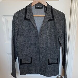 Sag Harbor Charcoal Jacket with Black Accents